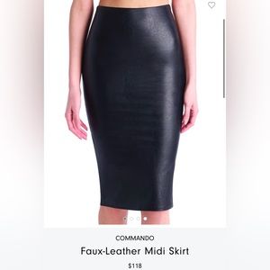 COPY - *Brand New* Commando Faux Leather skirt. Sz L
